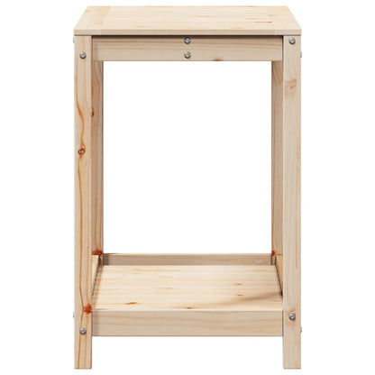 vidaXL Potting Table with Shelf 82,5x50x75 cm Solid Wood Pine