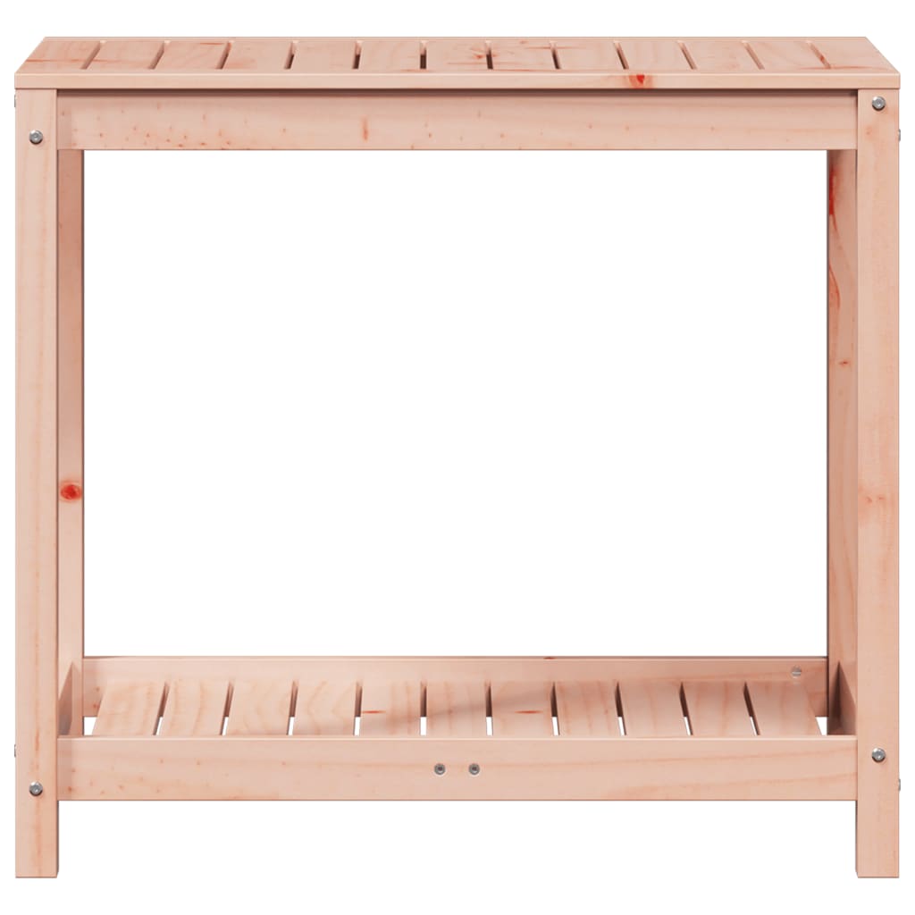 vidaXL Potting Table with Shelf 82.5x50x75 cm Solid Wood Douglas