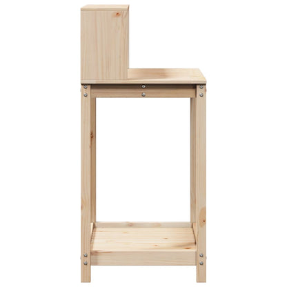 vidaXL Potting Table with Shelves 82,5x50x109,5 cm Solid Wood Pine