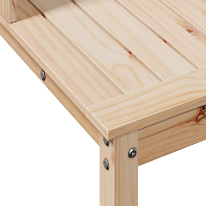 vidaXL Potting Table with Shelves 82,5x50x109,5 cm Solid Wood Pine