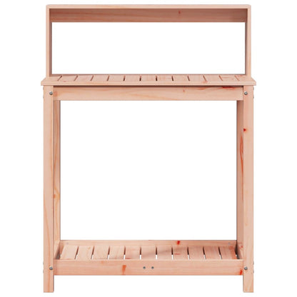 vidaXL Potting Table with Shelves 82,5x50x109,5 cm Solid Wood Douglas