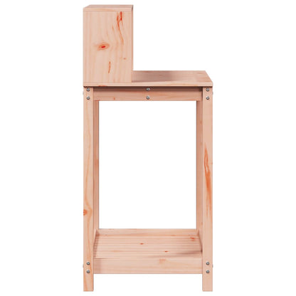 vidaXL Potting Table with Shelves 82,5x50x109,5 cm Solid Wood Douglas