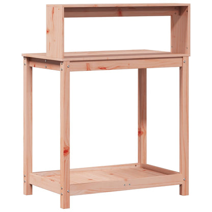 vidaXL Potting Table with Shelves 82,5x50x109,5 cm Solid Wood Douglas