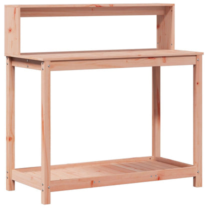 vidaXL Potting Table with Shelves 108x50x109.5 cm Solid Wood Douglas