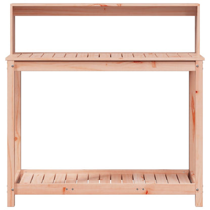 vidaXL Potting Table with Shelves 108x50x109.5 cm Solid Wood Douglas
