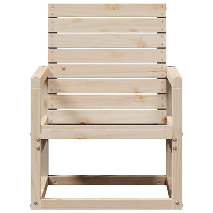 vidaXL Garden Chair 57.5x63x76 cm Solid Wood Pine
