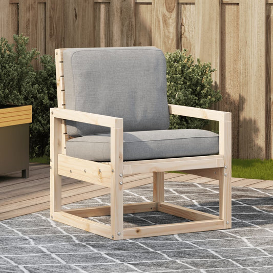 vidaXL Garden Chair 57,5x63x76 cm Solid Wood Pine
