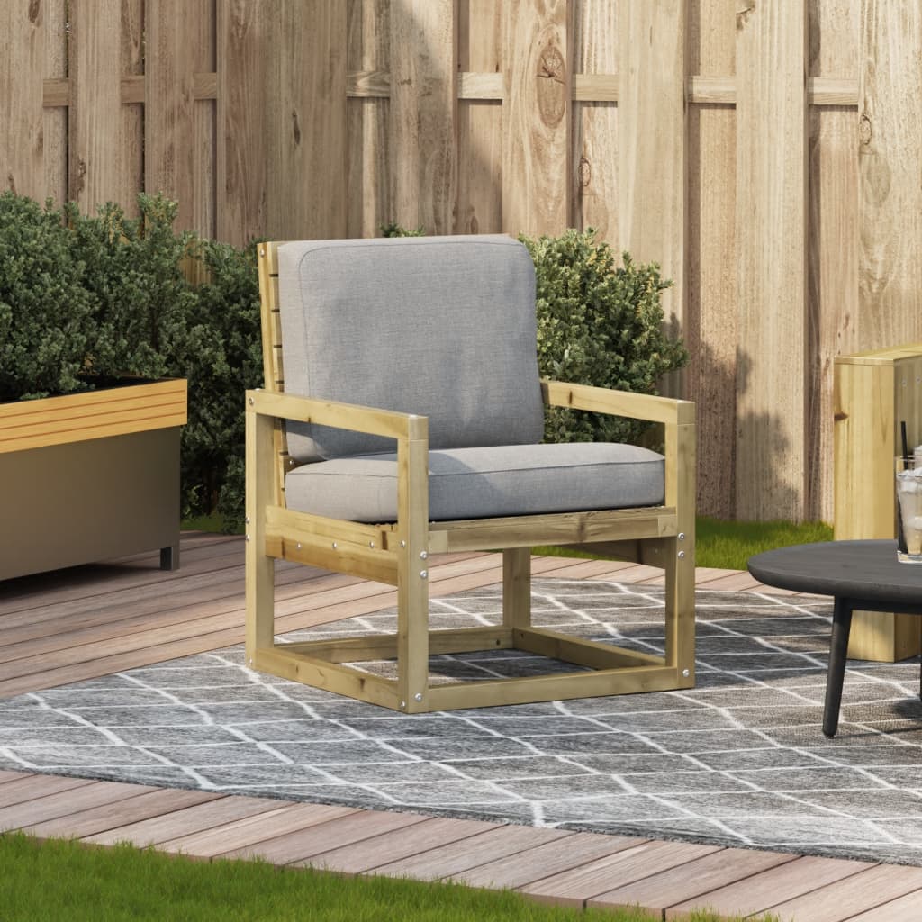 vidaXL Garden Chair 57.5x63x76 cm Impregnated Wood Pine