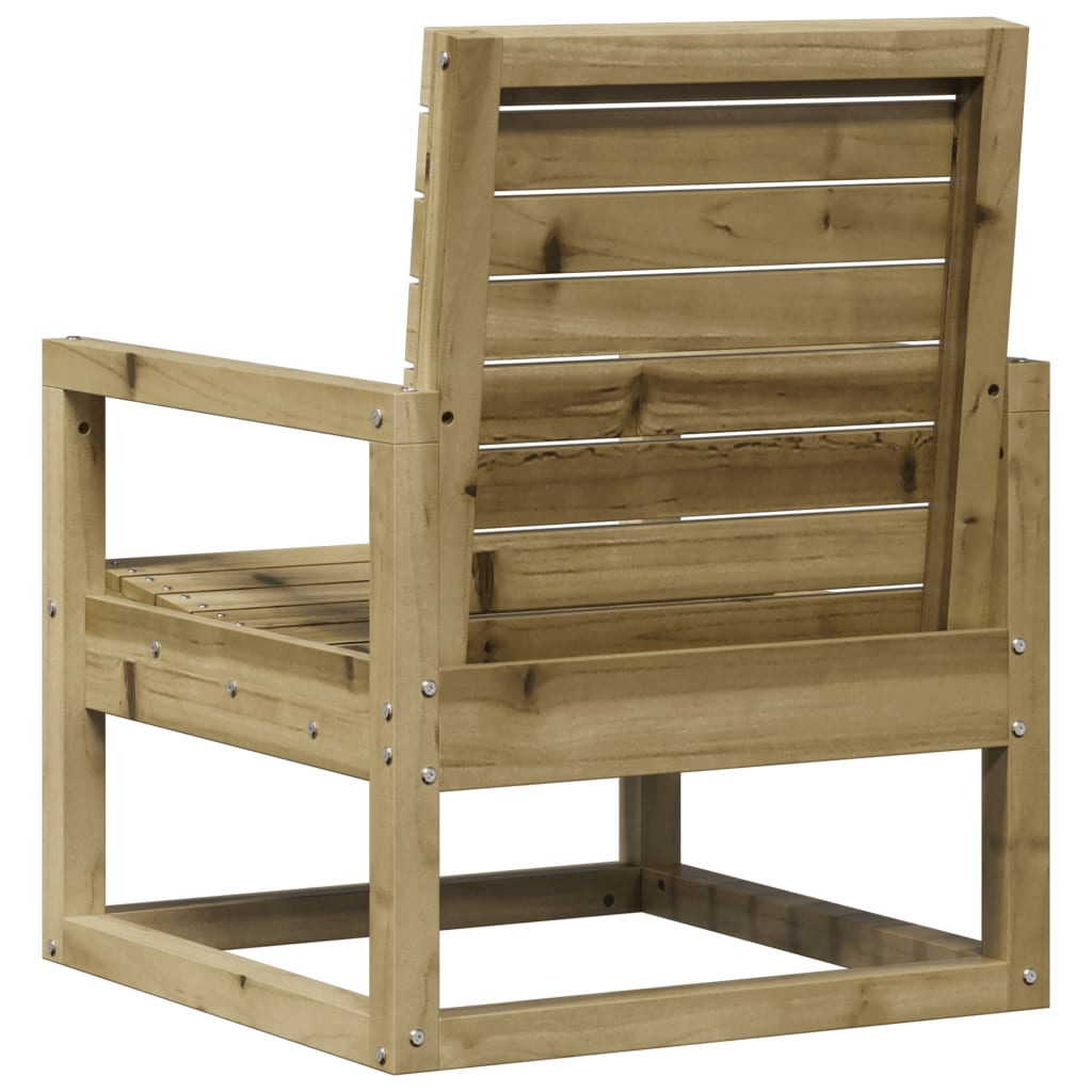 vidaXL Garden Chair 57.5x63x76 cm Impregnated Wood Pine