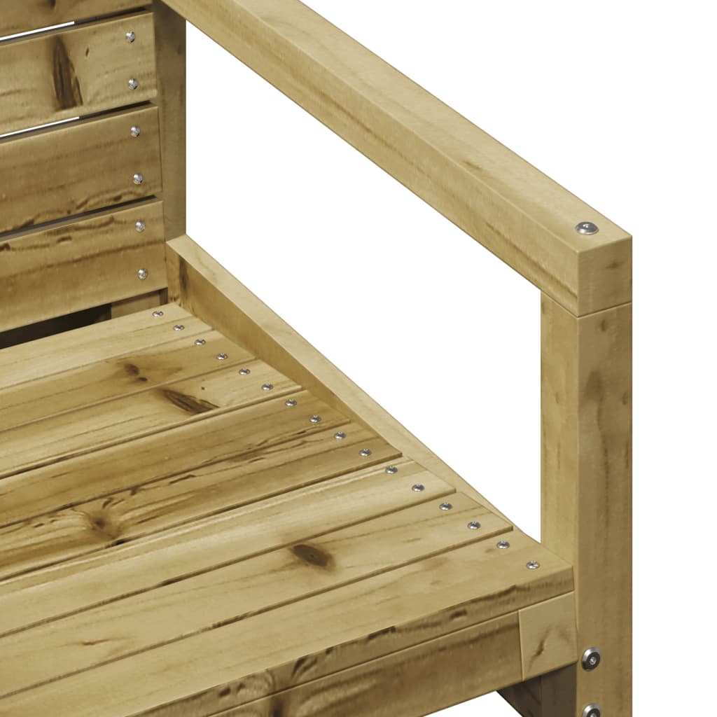 vidaXL Garden Chair 57.5x63x76 cm Impregnated Wood Pine