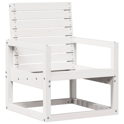 vidaXL Garden Lounge Set | White | Solid Pine Wood | Medium | Modular