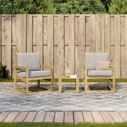 vidaXL Garden Lounge Set | Natural wood | Vacuum pressure treated pine wood