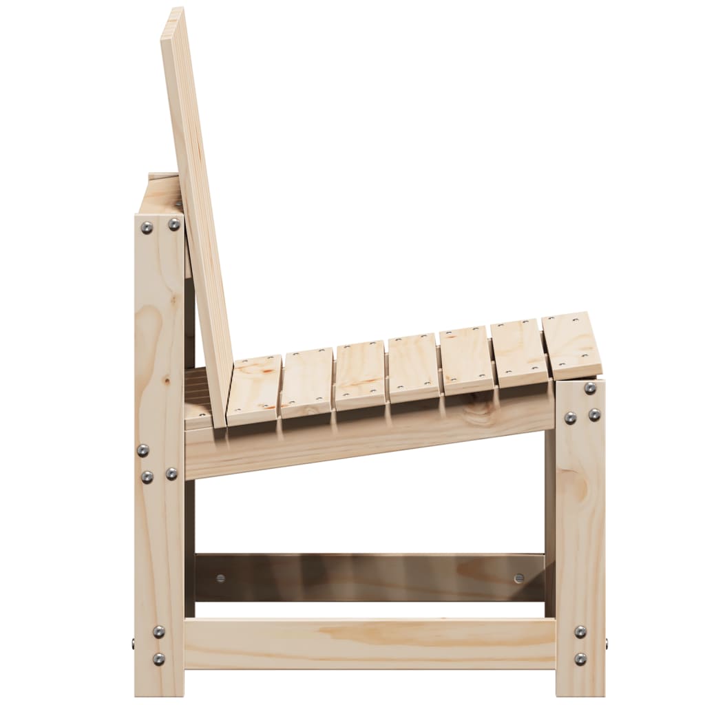 vidaXL Garden Chair 50.5x55x77 cm Solid Wood Pine