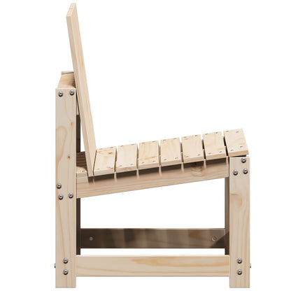 vidaXL Garden Chair 50.5x55x77 cm Solid Wood Pine