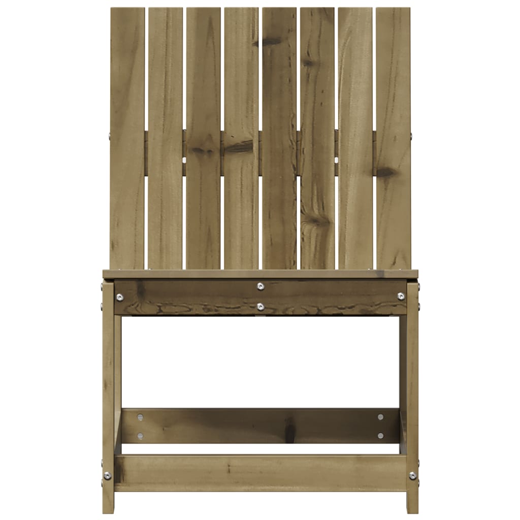 vidaXL Garden Chair 50.5x55x77 cm Impregnated Wood Pine