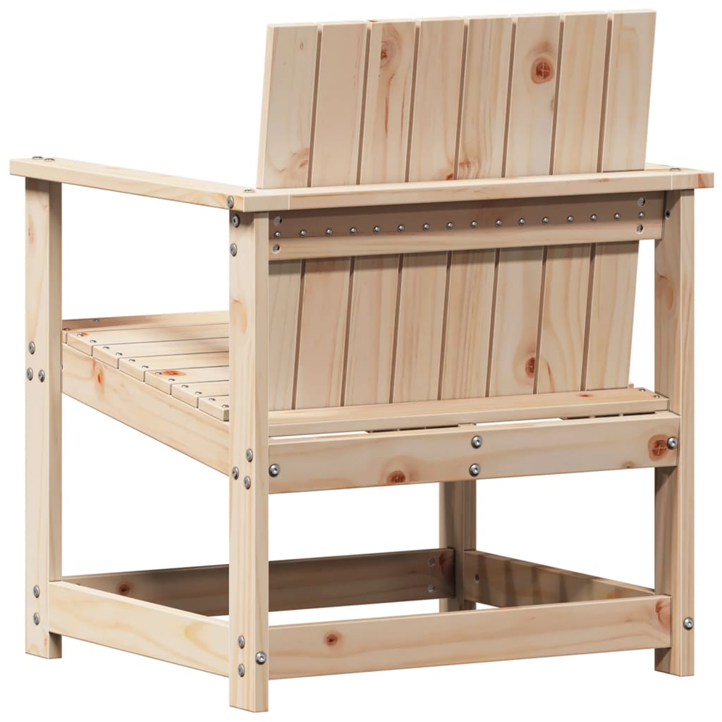 vidaXL Garden Chair 62x56x77 cm Solid Wood Pine