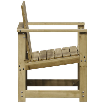 vidaXL 3 Piece Garden Lounge Set Impregnated Wood Pine