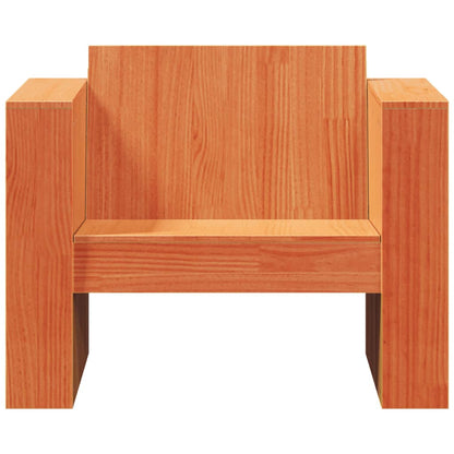 vidaXL Garden Sofa | Wax brown | Solid pine wood | Small | Durable | Garden Sofa