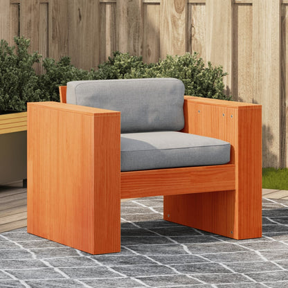 vidaXL Garden Sofa | Wax brown | Solid pine wood | Small | Durable | Garden Sofa