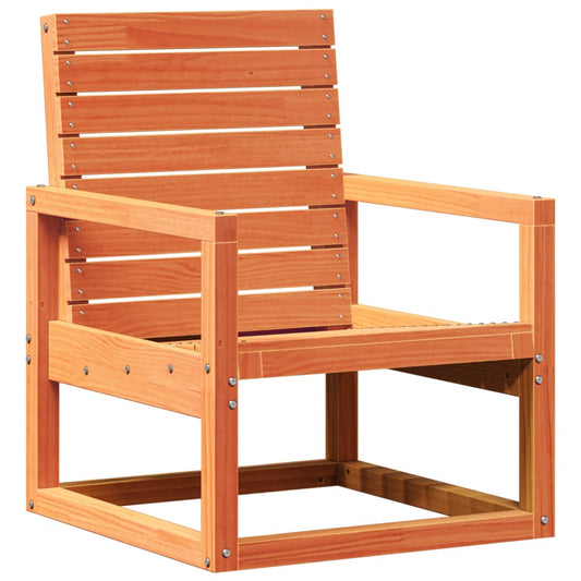 vidaXL Garden Chair Wax Brown 57,5x63x76 cm Solid Wood Pine