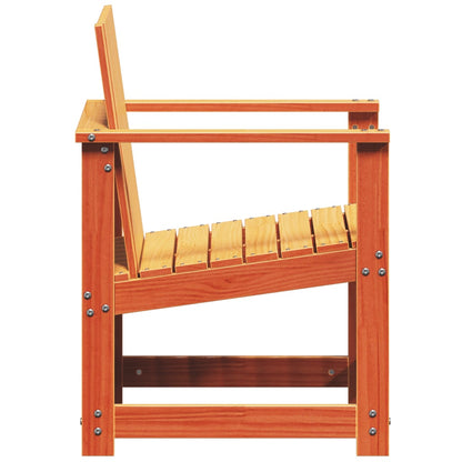 vidaXL Garden Chair Wax Brown 62x56x77 cm Solid Wood Pine