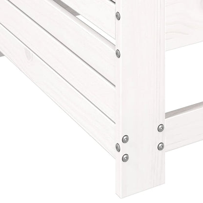 vidaXL Garden Sofa | White | Solid pine wood | Compact | Modular | Garden Sofa
