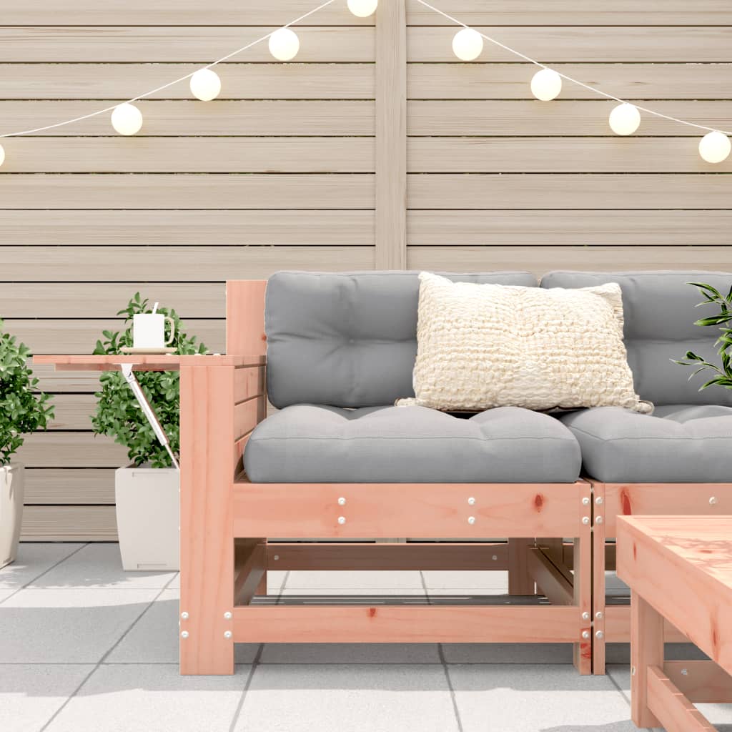 vidaXL Garden Sofa | Natural wood | Solid Douglas wood