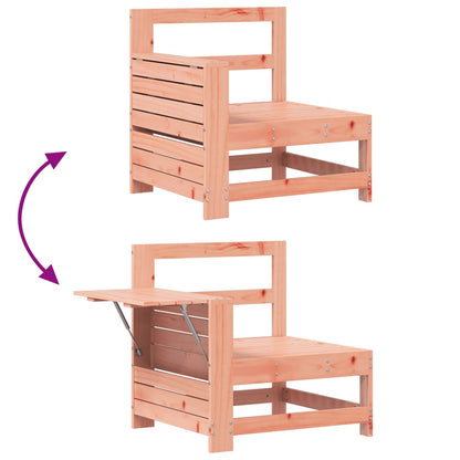 vidaXL Garden Sofa | Natural wood | Solid Douglas wood