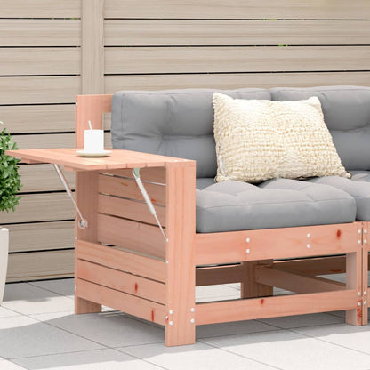 vidaXL Garden Sofa | Natural wood | Solid Douglas wood