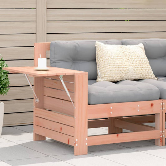 vidaXL Garden Sofa | Natural wood | Solid Douglas wood