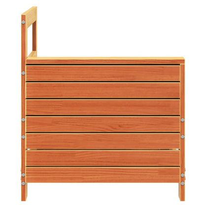 vidaXL Garden Sofa | Wax brown | Solid pine wood | Compact | Modular