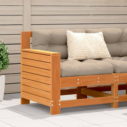 vidaXL Garden Sofa | Wax brown | Solid pine wood | Compact | Modular