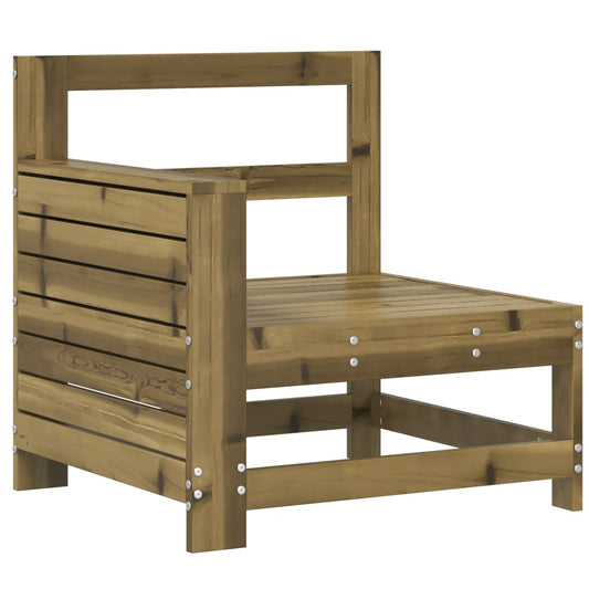 vidaXL Garden Sofa | Impregnated Wood Pine | 69x62x70.5 cm | Modular