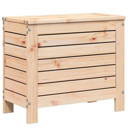 vidaXL Garden Footstool | Natural | Solid Pine Wood | 62x31.5x52 cm | Foldable