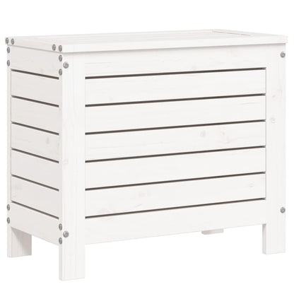 vidaXL Garden Footstool | White | Solid Pine Wood | Compact | Modular