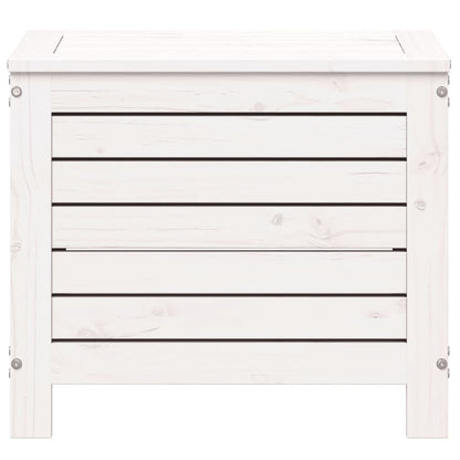 vidaXL Garden Footstool | White | Solid Pine Wood | Compact | Modular
