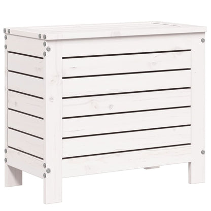 vidaXL Garden Footstool | White | Solid Pine Wood | Compact | Modular