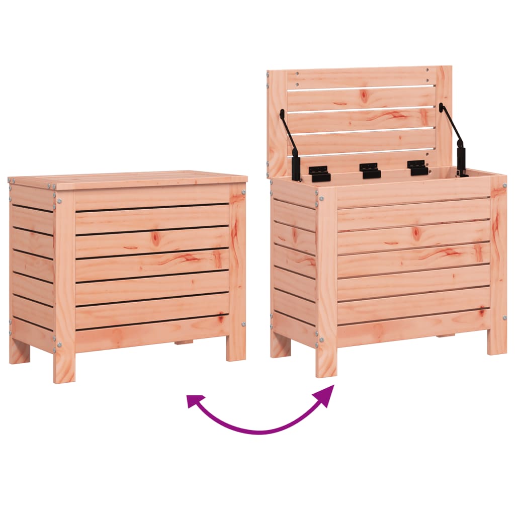 vidaXL Garden Footstool | Natural Wood | Solid Douglas Wood | Medium | Modular