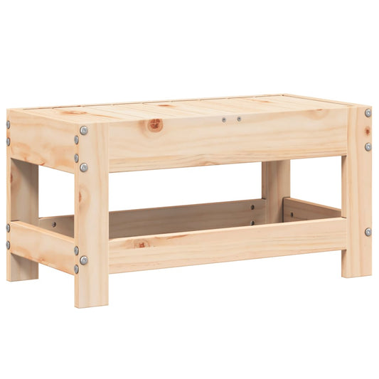 vidaXL Garden Footstool 62x30x32 cm Solid Wood Pine
