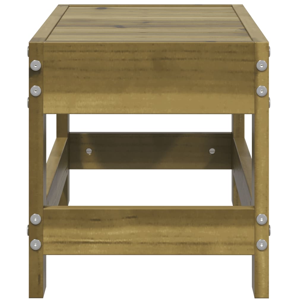 vidaXL Garden Footstool 62x30x32 cm Impregnated Wood Pine