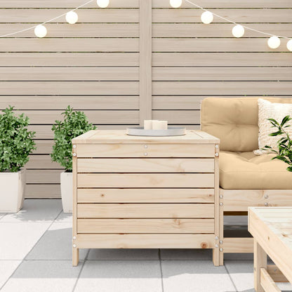vidaXL Garden Footstool | Natural Pine | Solid Pine Wood | Standard | Modular
