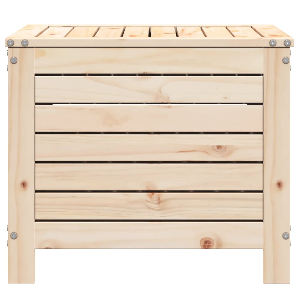 vidaXL Garden Footstool | Natural Pine | Solid Pine Wood | Standard | Modular