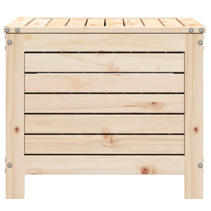 vidaXL Garden Footstool | Natural Pine | Solid Pine Wood | Standard | Modular