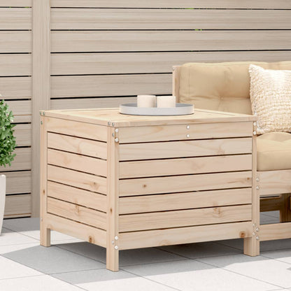 vidaXL Garden Footstool | Natural Pine | Solid Pine Wood | Standard | Modular