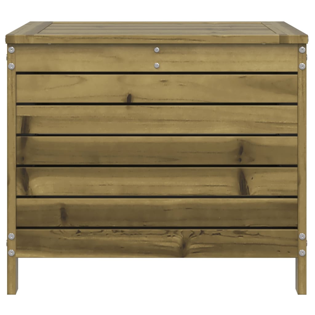 vidaXL Garden Footstool | Natural wood | Impregnated pinewood | Standard