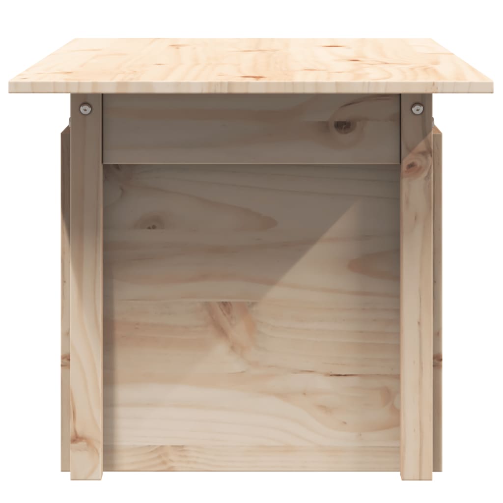 vidaXL Garden Table 100x50x75 cm Solid Wood Pine