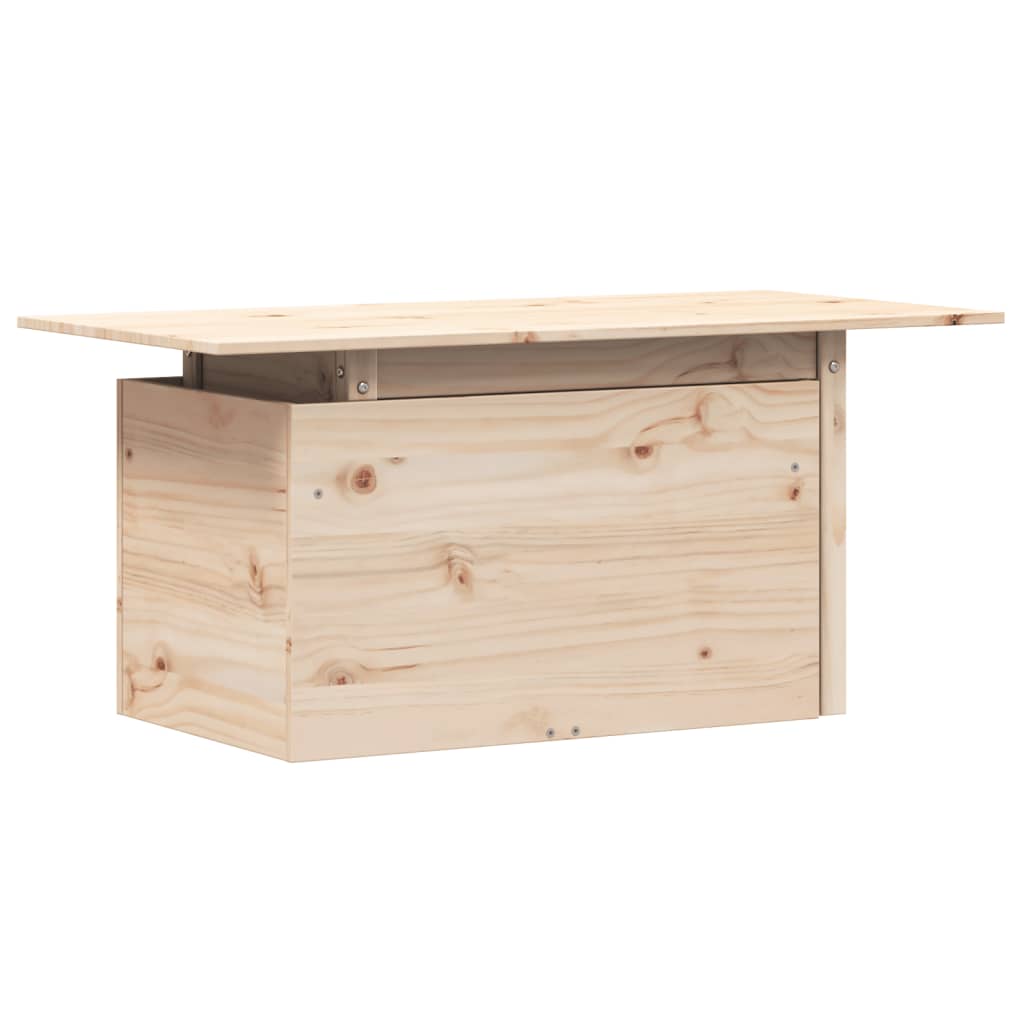 vidaXL Garden Table 100x50x75 cm Solid Wood Pine