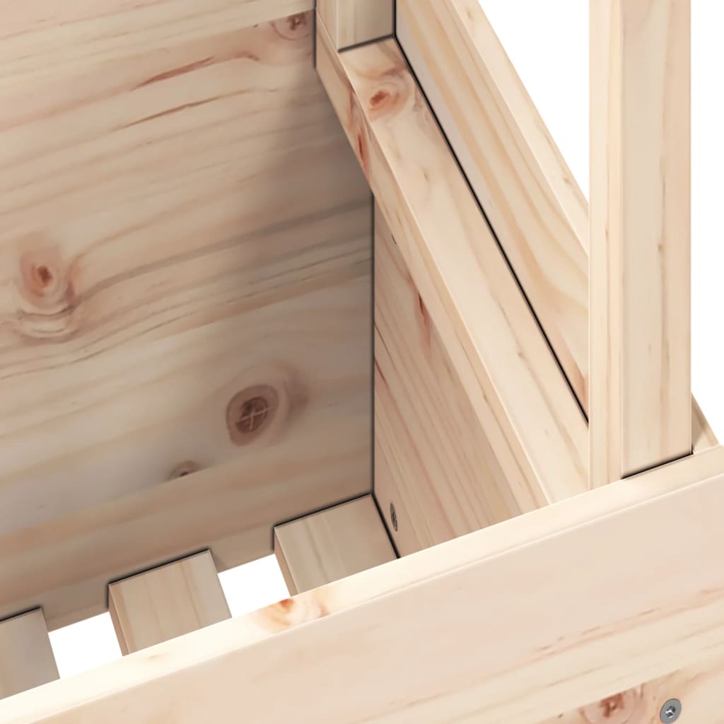 vidaXL Garden Table 100x50x75 cm Solid Wood Pine