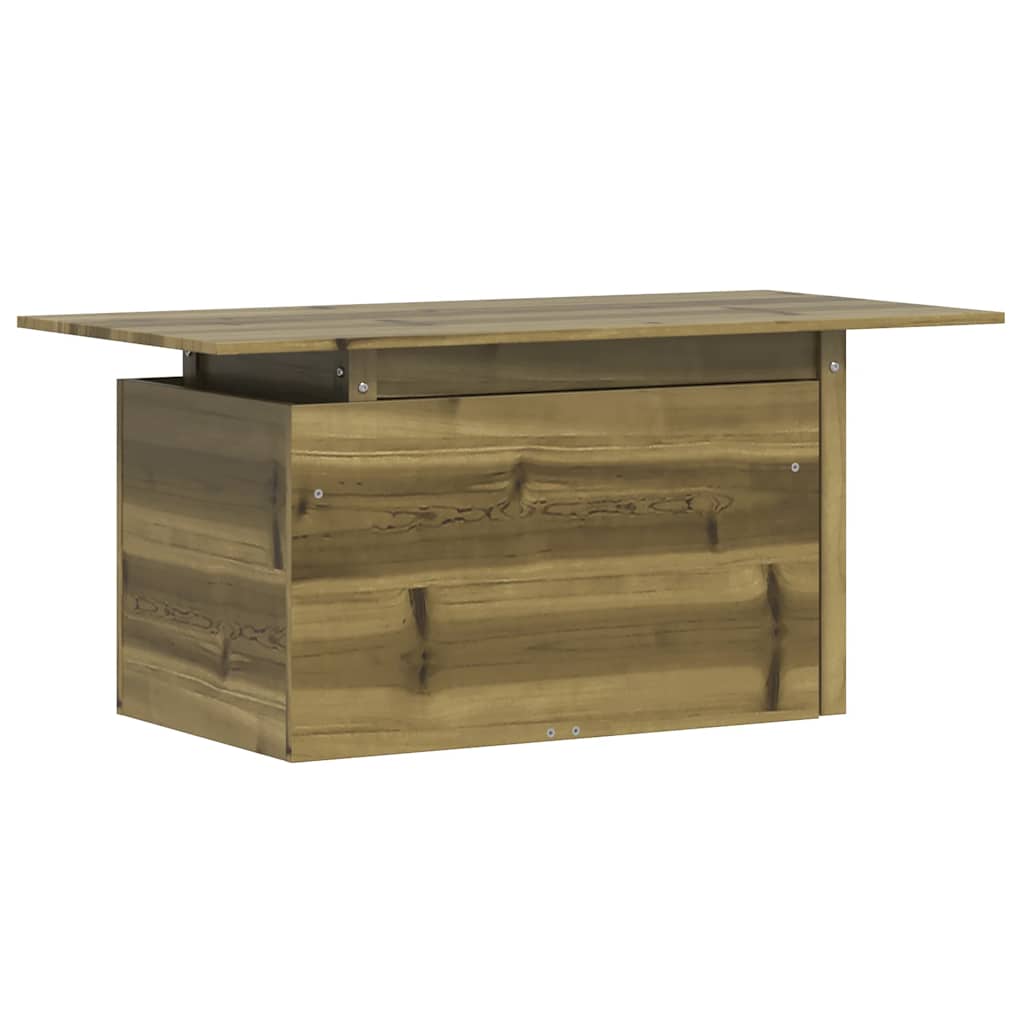 vidaXL Garden Table 100x50x75 cm Impregnated Wood Pine