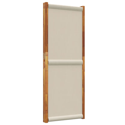 vidaXL 3-Panel Room Divider Light Grey 210x180 cm